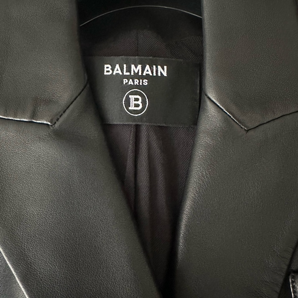 Balmain Black Blazer with Gold Buttons - Picture 4 of 9